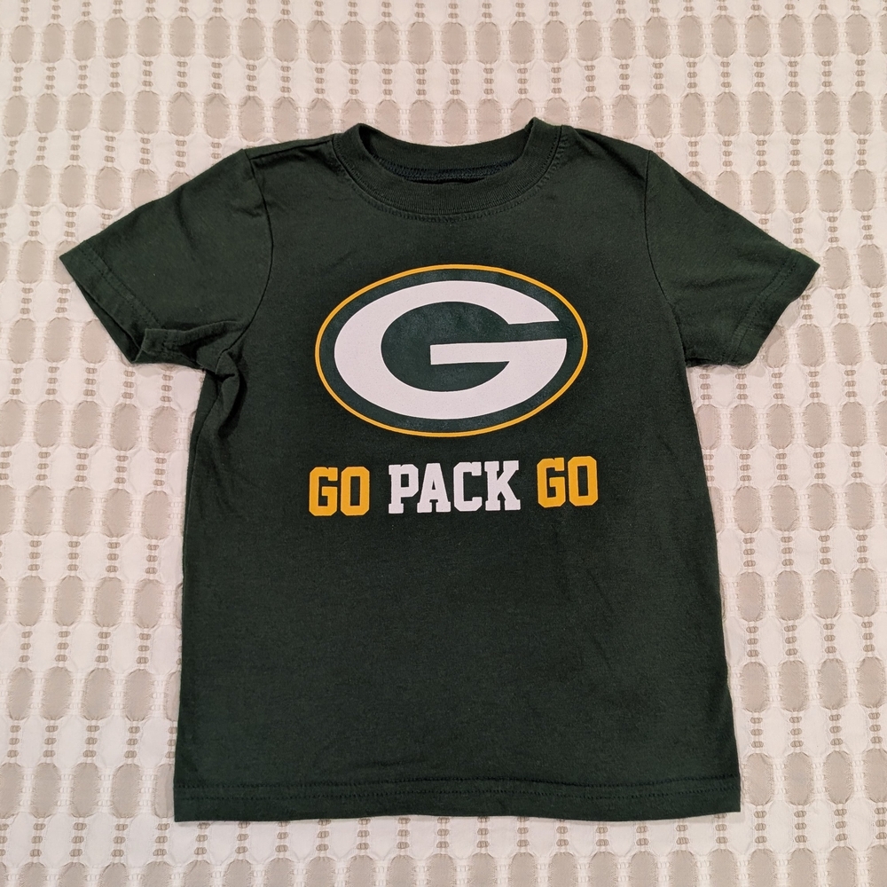 NFL Kids Green Go Pack Go Short Sleeve Tee